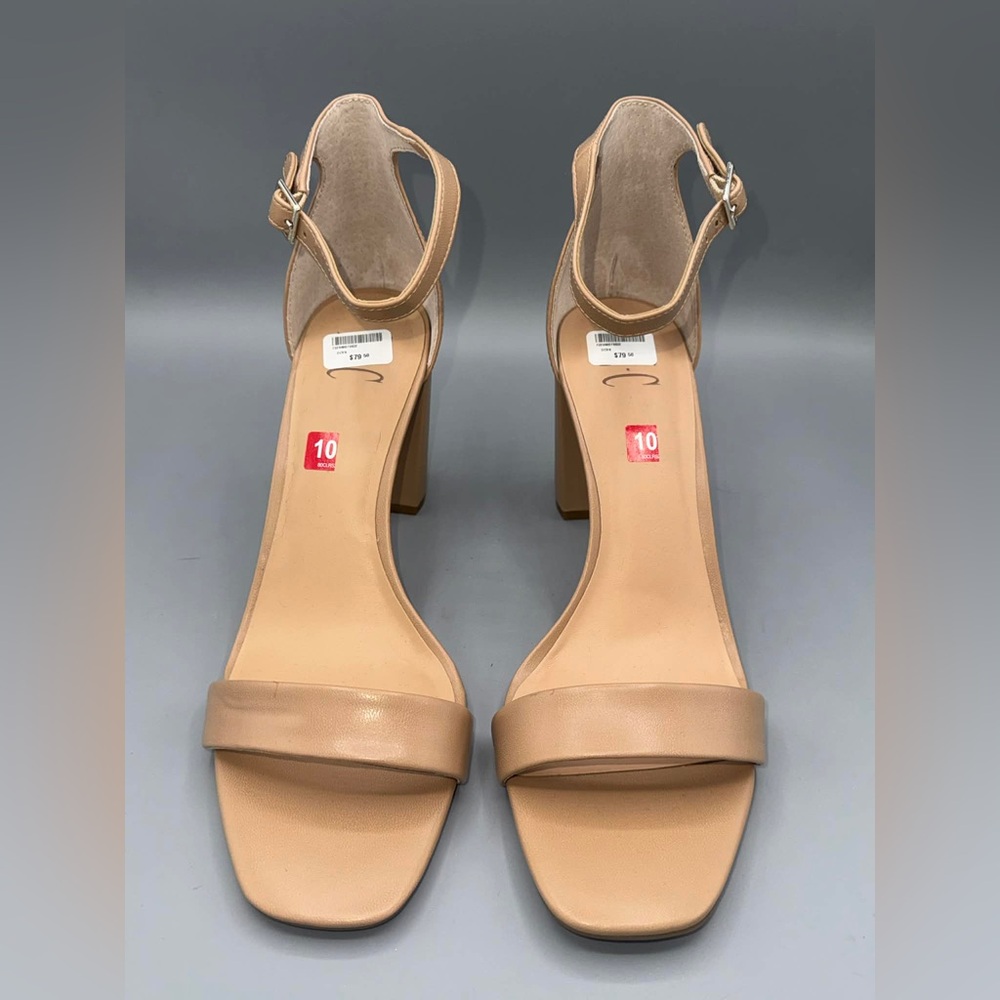 Women's INC Sandal HEELS , Created for Macy's-beige